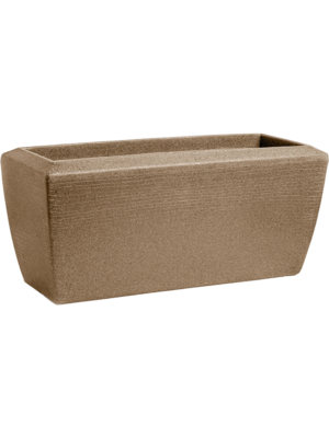 Planter Rectangle Warm Taupe