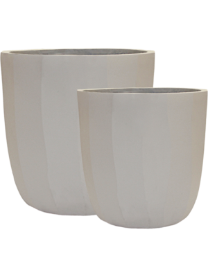 Planter Ball Off White (set of 2)