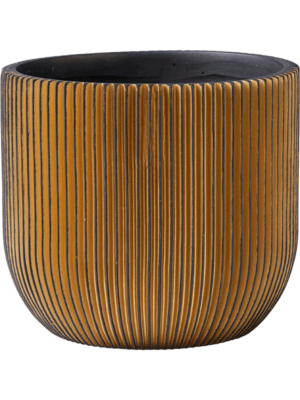 Planter Ball Black Gold