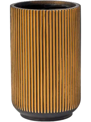 Vase High Black Gold