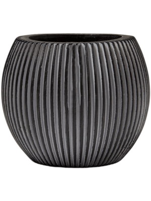 Vase Ball Black