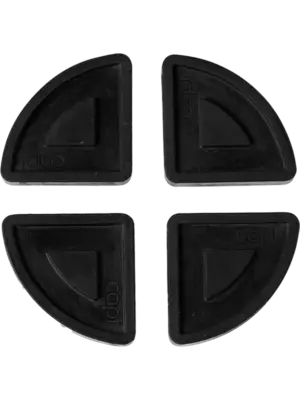 Pot Pads Outdoor Black