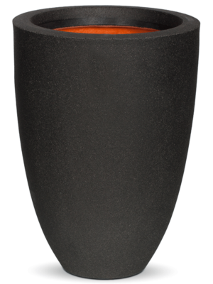 Vase Elegant Low Black