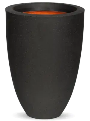 Vase Elegant Low Black
