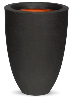 Vase Elegant Low Black
