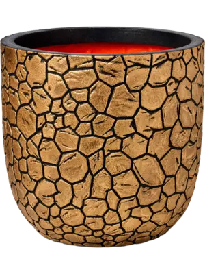 Planter Ball Black Gold