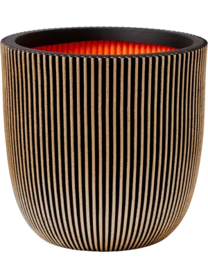 Planter Ball Black Gold