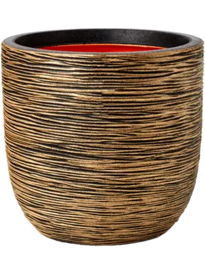 Planter Ball Black Gold