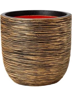 Planter Ball Black Gold