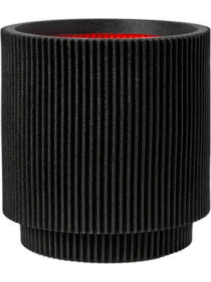 Vase Cylinder Black
