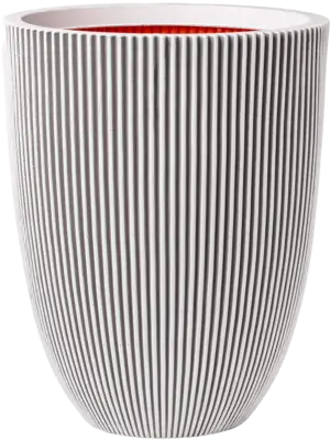Vase Elegant Low Ivory