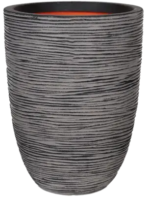 Vase Elegant Low Anthracite