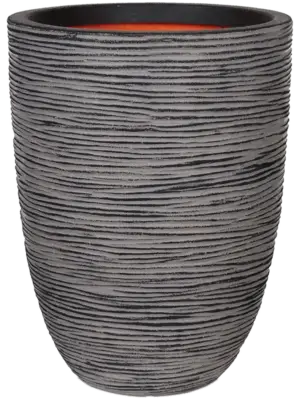 Vase Elegant Low anthracite