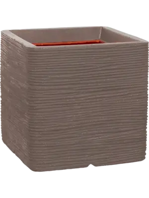 Planter Square Warm Taupe
