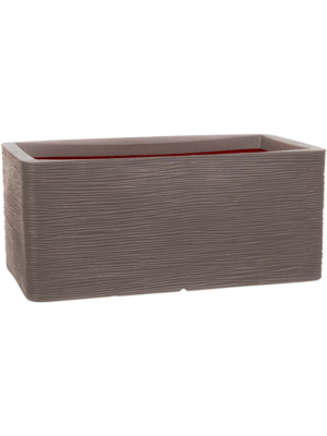 Planter Rectangle Warm Taupe