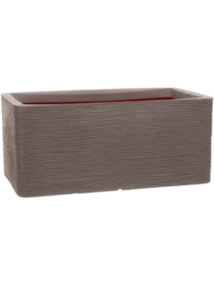 Planter Rectangle Warm Taupe