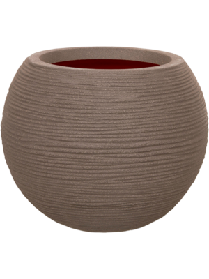 Vase Ball Warm Taupe