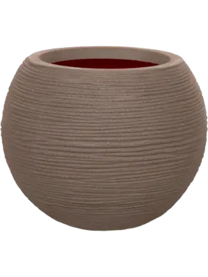 Vase Ball Warm Taupe
