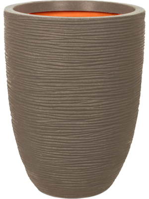 Vase Elegant Low Warm Taupe