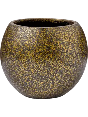 Vase Ball Black Gold