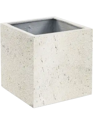 Cube With Wheels Antique White