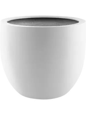 New Egg Pot Matt White
