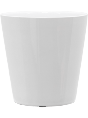 Round Minipot White