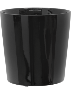 Round Minipot Black