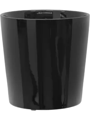 Round Minipot Black