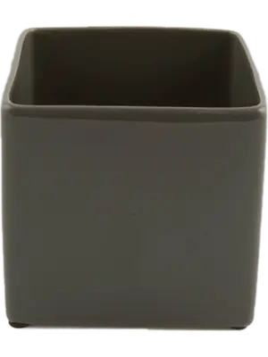 Square Minipot Dark Grey
