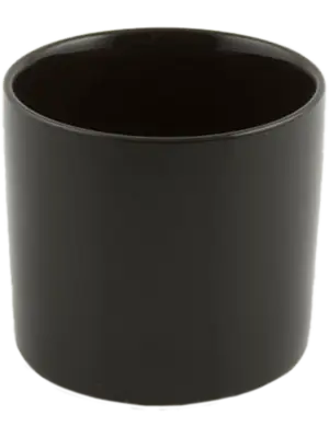 Cylinder Minipot Black