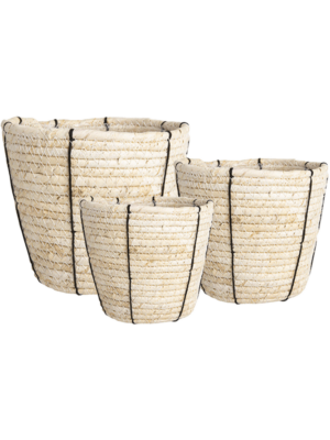 Basket Black (set van 3)