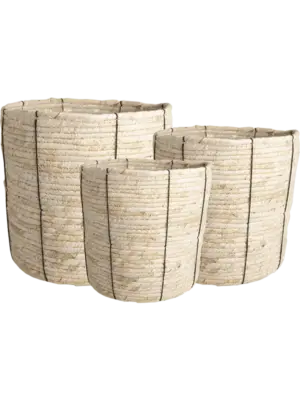 Basket Black (set van 3)
