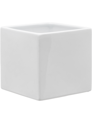 Square Minipot White