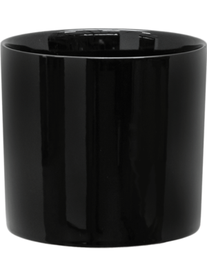 Cylinder Minipot Black