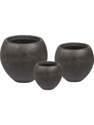 Pot Black (set of 3)