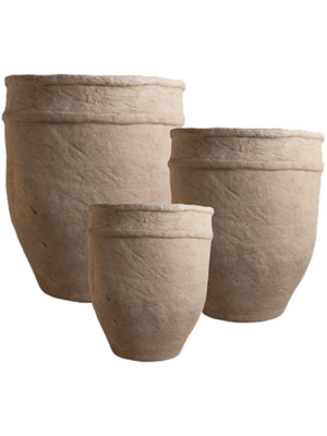 High Pot Terracotta (set of 3)