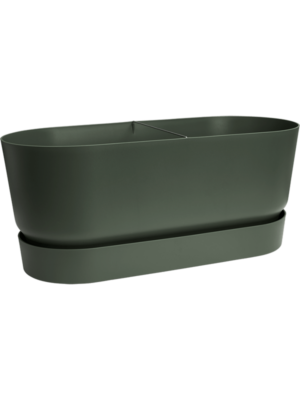 Terrace Trough Wheels Leaf Green