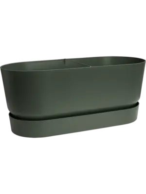 Terrace Trough Wheels Leaf Green