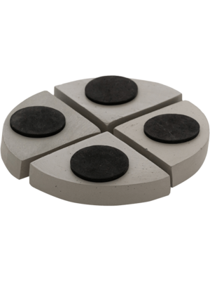 Clouded Grey (set of 4)