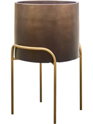 Cylinder High Matt Coffee ( + voet)