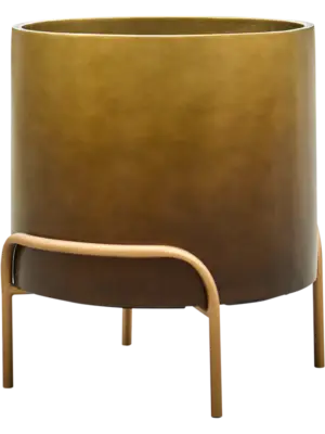 Cylinder Low Matt Honey ( + voet)