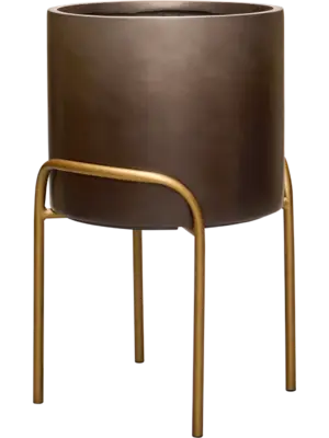 Cylinder High Matt Coffee ( + voet)