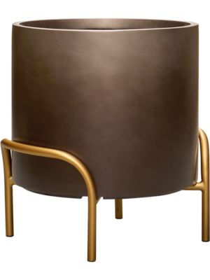 Cylinder Low Matt Coffee ( + voet)