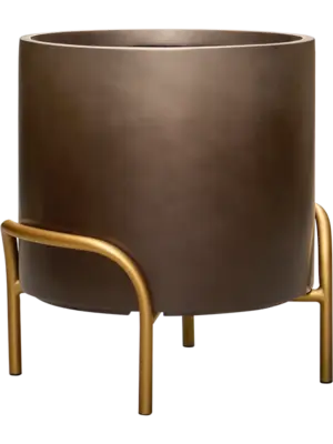Cylinder Low Matt Coffee ( + voet)