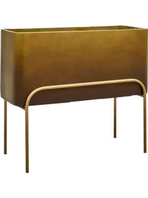 Rectangle High Matt Honey ( + voet)