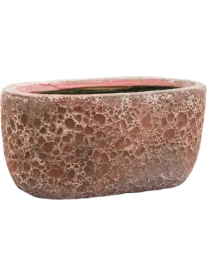 Oval Relic Pink (glazed inside)