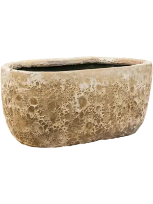 Oval Relic Beige (glazed inside)