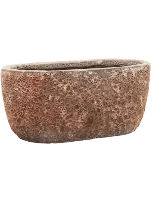 Oval Relic Pink (glazed inside)