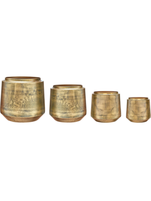 Pot Vintage Gold (set of 4)